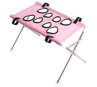 Ginwrek Dog Grooming Sling Dog Grooming Hammock, Pet Hammock Stand with Stable Stainless Steel Frame & Quick-Dry Mesh Foldable for Trimming, Bathing, Style-1