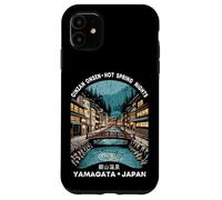 Ginzan Onsen Yamagata Japan Retro Kanji Character Souvenir Case for iPhone 11