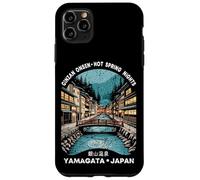 Ginzan Onsen Yamagata Japan Retro Kanji Character Souvenir Case for iPhone 11 Pro Max