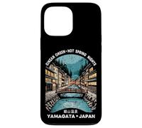 Ginzan Onsen Yamagata Japan Retro Kanji Character Souvenir Case for iPhone 13 Pro Max