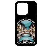 Ginzan Onsen Yamagata Japan Retro Kanji Character Souvenir Case for iPhone 15 Pro
