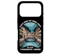 Ginzan Onsen Yamagata Japan Retro Kanji Character Souvenir Case for iPhone 17 Pro