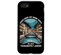 Ginzan Onsen Yamagata Japan Retro Kanji Character Souvenir Case for iPhone SE (2020) / 7/8