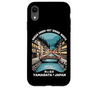 Ginzan Onsen Yamagata Japan Retro Kanji Character Souvenir Case for iPhone XR
