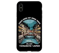 Ginzan Onsen Yamagata Japan Retro Kanji Character Souvenir Case for iPhone XS Max