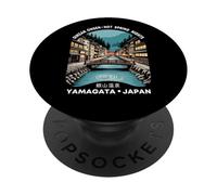 Ginzan Onsen Yamagata Japan Retro Kanji Character Souvenir PopSockets Adhesive PopGrip