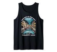 Ginzan Onsen Yamagata Japan Retro Kanji Character Souvenir Tank Top