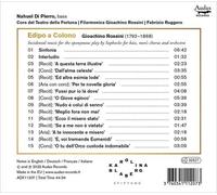 Fabrizio Ruggero; Filarmonica Gioachino Rossini; Nahuel Di Pierro; Coro del Teatro della Fortuna - Rossini: Edipo a Colono