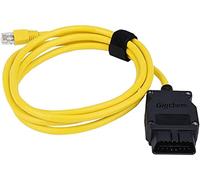 Giochem Enet OBD2 RJ45 Cable,Ethernet 6.6ft/2M Cable RJ45 ethernet Connector Tools to OBDII Interface Cable Car Diagnostic Coding F-Series