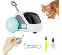 Giochi - ABS+Silicone 8.5 x 7.5 x 6.8 cm | Automatic Electronic Interactive Toy with Remote Control, Exercise & Mental Stimulation, Small & Large Mode, Indoor Outdoor Entertainment