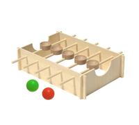 Giochi Da Tavolo Realizzati In Legno Per - 30 x 21 x 8 cm Gioco Da Tavolo Per L'Educazione Precoce Dei | Giocattolo Educativo Pista Per Palline Di Legno,Per Ragazze E Ragazzi