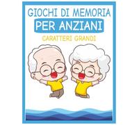 giochi di memoria e concentrazione per anziani con sfide mentali ed esercizi semplici e facili da fare in estate per stimolare la mente a caratteri grandi
