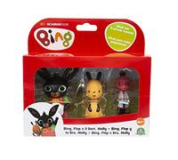 Giochi Preziosi Bing BNG41000 BNG41000 Mini Figures Set - Bing Flop and Doctor Molly - Bright Colours and the Right Size for Little Hands - 18 Months - Multi