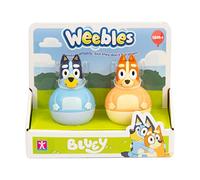Giochi Preziosi Bluey Weebles Bluey Series Complete Set with 2 Weebles Characters That Always Swing But Never Fall Out, For Children From 18 Months, Weu00000