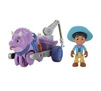 Giochi Preziosi Dino Ranch Miguel & Tango, Vehicle with Dinosaur and Character Approximately 7.5 cm Tall As Seen on TV, for Children from 3 Years Old, DNA03300, Precious Games, Multi-coloured