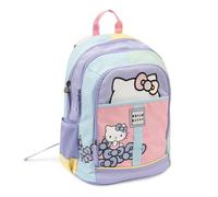 Giochi Preziosi Hello Kitty - Backpack, 3 Compartments and Inner Pockets, Bottle Pockets, Padded Back and Shoulder Straps, 24 Litres, Size 32 x 44 x 19, Elementary and Medium School