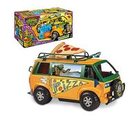 Giochi Preziosi, Ninja Turtles 2023 Mutant Chaos, Ninja Turtles Pizza Launcher Van, Compatible with All Basic Characters, for Children and Girls from 4 Years