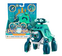 Giochi Preziosi Petronix Mini Transform Pet Shell-E, Transformable Toy from the Cartoon Series, Passes from Pet Turtle to Vehicle, Combinable with Other Sets and Figures, Children +3 Years, Famous