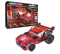 giochi preziosi s.p.a. LAU01000 Laser Pegs Models-4-in-1 Red Racer, Multi Colour