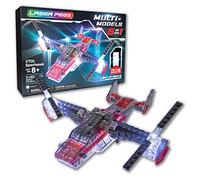 giochi preziosi s.p.a. LAU07000 Laser Pegs Models-5-in-1 VTOL Sparhawk, Multi Colour