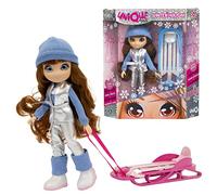 Giochi Preziosi Unique EYES, 25 cm Doll - Sophia, with Their Eyes Following You, with Winter Clothes and Accessories, Toy for Children from 3 Years, MYM173