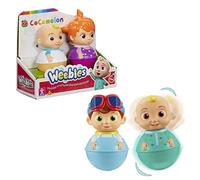 Giochi Preziosi Weebles, 2 Cocomelon Characters, Culbuto, Early Learning Toy, Toy for Children from 1 Year, WEC02