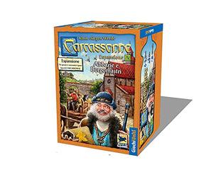Giochi Uniti - Carcassonne Abbeys and Borgomastri Expansion 5 for Carcassonne Board Game 2-6 Players 8+ Years Italian Edition GU319