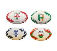 Gioco FA Wales Rugby Ball5 Green/Dark Red/Red RD3398