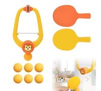 Gioco Pong Da Porta per Bambini - 310 g, Esercitatore Regolabile Con | Racchette E Palline, Set Di Allenamento Tennis Indoor, Ideale per CASA, Palestra, Feste E Attività Di Coordinazione