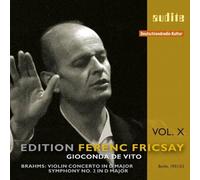 Gioconda De Vito; Rias-So; Ferenc Fricsay - Fricsay Conducts Brahms: Violin Conc., Symphony No.2