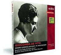 Gioconda De Vito; Michael Raucheisen; Rias-So; Georg Ludwig Jochum - Gioconda De Vito Plays Beethoven, Brahms & Vitali