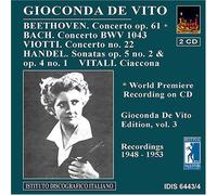 Gioconda De Vito Plays 3