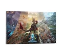 GIOEPWSWUI Ark Survival Ascension Game Poster Poster Decorative Painting Canvas Wall Posters And Art Picture Print Modern Family Bedroom Decor Posters 12x18inch(30x45cm)