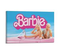 GIOEPWSWUI Barbie Movie Poster Poster Decorative Painting Canvas Wall Posters And Art Picture Print Modern Family Bedroom Decor Posters 08x12inch(20x30cm)