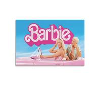 GIOEPWSWUI Barbie Movie Poster Poster Decorative Painting Canvas Wall Posters And Art Picture Print Modern Family Bedroom Decor Posters 20x30inch(50x75cm)