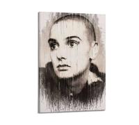 GIOEPWSWUI Singer Sinead O'Connor Poster Poster Decorative Painting Canvas Wall Posters And Art Picture Print Modern Family Bedroom Decor Posters 24x36inch(60x90cm)