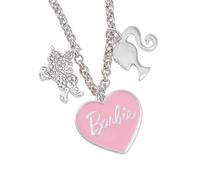 GIOIA Barbie Pink Heart & Unicorn Charm Necklace