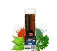 Gioia SHRIMP Shrimp Food 100% Natural，Handcrafted Shrimp Lollies Aquarium Slow-Dissolving Shrimp Food Aquarium w/ Vitamins & Proteins Shrimp Lolly Sticks by Gioiashrimp Original Mixed，12 Pcs