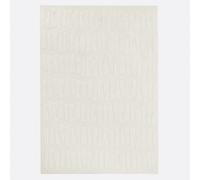 Gioma Abstract Print Rectangular Rug Ecru