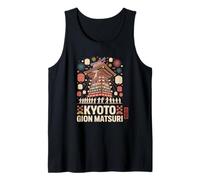Gion Matsuri Kyoto Japan Festival Japanese Kanji Naginata Tank Top