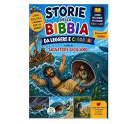 GIONA: La nave, la tempesta e il grande pesce (Storie della Bibbia da leggere e colorare)
