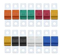 GIONAR 14 Pcs Midi Fuses 30/40/50/60/70/80/100Amp for 32V Fuse Holder, 7 Specifications 2 Pieces each High Temperature Resistant -30℃~80℃, Universal Suitable for Cars/Ships/RVs/Electrical Equipment