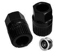 GIONAR 2 Pcs Alternator Pulley Removal Tool, Generator Pulley Removal Tool 33 Teeth, Socket Alternator Clutch for Removing and Replacing the Pulley, Compatible with A3 TT Volkswagen Ford Peugeot