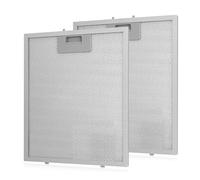 GIONAR 2 Pcs Metal Grease Mesh Filter for Extractor Fan Cooker Hood, Universal Cooker Hood Filter Replacement, 3 Layer Aluminum Hood Filter, Extractor Fan Filters for Kitchen Ventilation(260 x 320 x 9