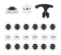 GIONAR 20 Pcs Golf Shoe Spikes Replacement, Golf Spikes with 1 Pcs Wrench, Easy Install Replacement Spikes, Durable Shoe Spikes for Traction, Compatible with Adidas Golf Spikes