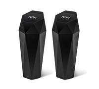 GIONAR 2pcs Diamond Car Bin, Car Cup Holder Bin, PP Material, Compact and convenient, for Fitting Into Cup Holders, Car Door "pockets" or Even as a Desktop Trash Can