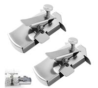 GIONAR 2pcs Strong Magnetic Seam Guide for Sewing Machine, Sewing Accessories, Multifunctional Anti-Curl Magnetic Measuring Tool, Flatbed Edge Guide Attachment Compatible with Brother Sewing Machines