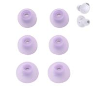 GIONAR 3 Pairs of 6pcs Ear Tips Compatible with Samsung Galaxy Buds 2 Earphones, Ear Bud Replacement Tips, Earbuds Rubber Tips, Silicone Earphone Buds, Small, Medium, Large, Purple