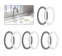GIONAR 3 Sets 110mm Sink Plug Rubber Seal, Sink Seal Washer, O Ring Seal for Sink Drain & Basin Waste Strainer Replacement