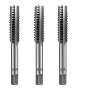 GIONAR 3pcs M4 x 0.7 Hand Tap Set, High Speed Steel Taper/Plug/Bottom Taps, M4 Threading Tool for Manual Threading in Metal and Stainless Steel